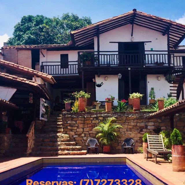 La Serrana Hostal Spa Socorro Exterior foto
