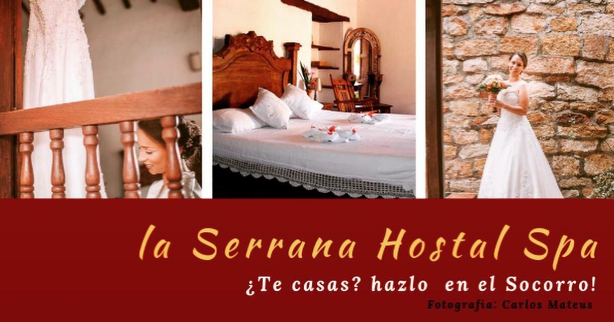 La Serrana Hostal Spa Socorro Exterior foto